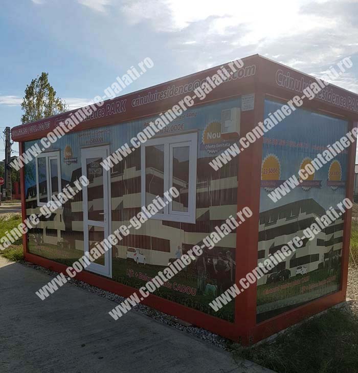 container metalic second hand pret Salaj